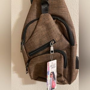 Anti-theft day pack with USB charger